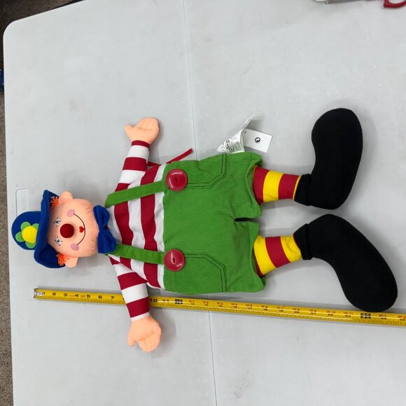 Ikea Tosig Clown Soft Toy With Zip Back Pocket - Picture 8 of 8